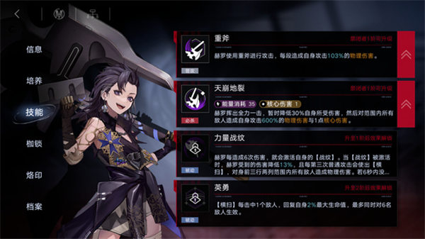 无期迷途赫罗角色技能强度分析