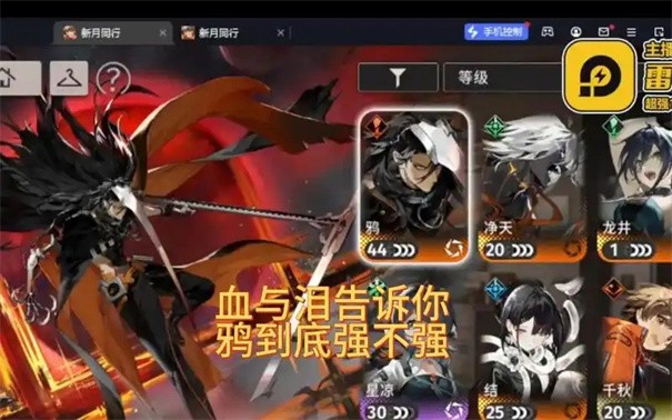 新月同行鸦值得培养吗